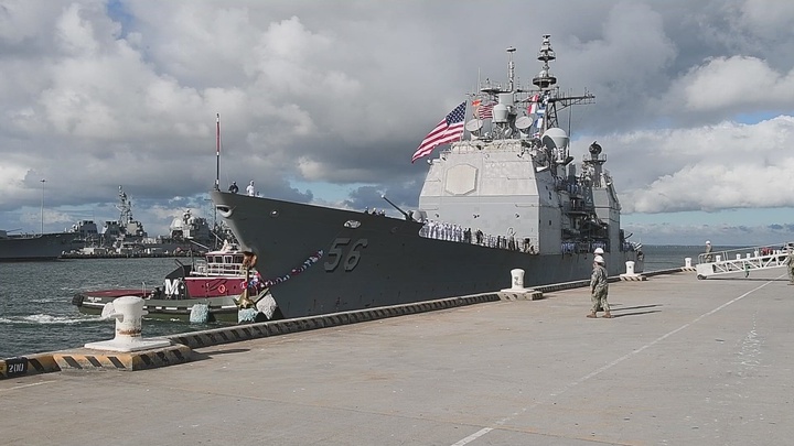 USS San Jacinto (CG 56) Homecoming