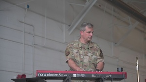 Air Force Band of the South plays at Air Show