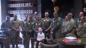 Pilot for a day Elliot Crabtree visits 134th Air Refueling Wing