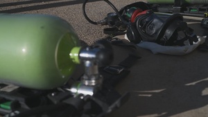 U.S. Marine, RAAF, and RNZAF firefighters conduct conditioning training (B-Roll)