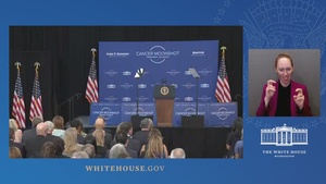 President Biden Delivers Remarks on the Cancer Moonshot and the Goal of Ending Cancer as we Know It