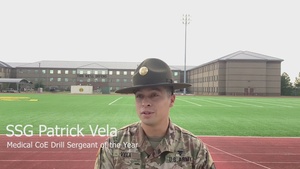 Medical Center of Excellence Drill Sergeant of the Year SSG Patrick Vela