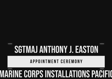 MCIPAC Sergeant Major Appointment Ceremony on Camp Foster