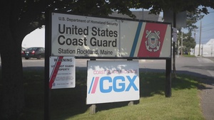 T.R.A.M.U. set-up at U.S. Coast Guard Station Rockland