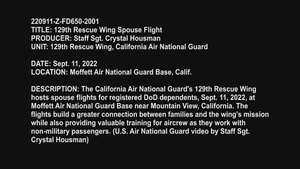 129th Rescue Wing Spouse Flight B-Roll