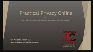 Practical Online Privacy
