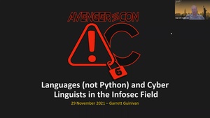 Languages (not Python) and Cyber - Linguists in the Infosec Field