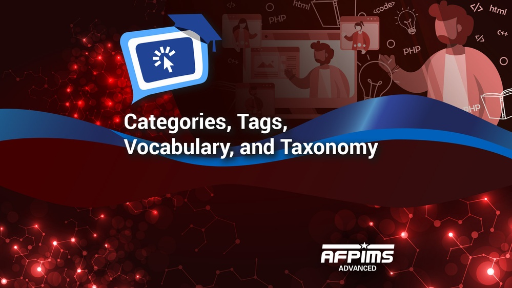 DVIDS - Video - Categories, Tags, Vocabulary, and Taxonomy Webinar