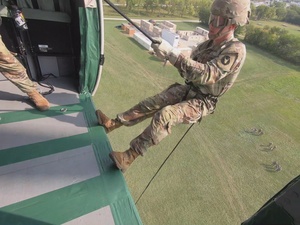 Rappel Master Course - Aircraft Rappelling at Camp Dodge
