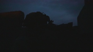 Night Fire Machine Gun Burst
