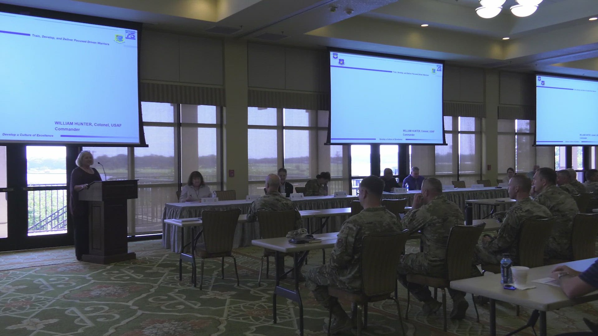 A briefing on Industry day.