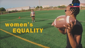 Women's Equality Flag Football game