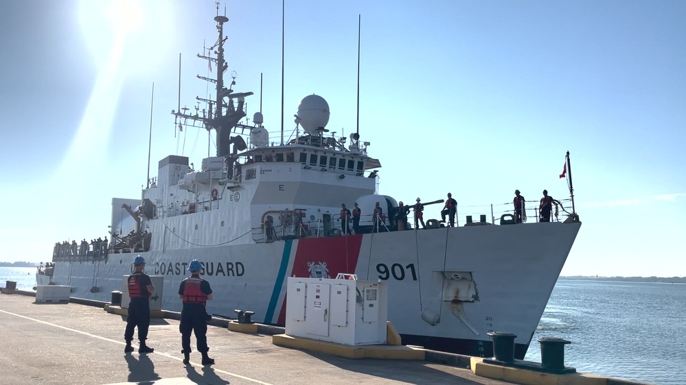 DVIDS - Video - USCGC Bear (WMEC 901) Returns Home After 74-day Deployment