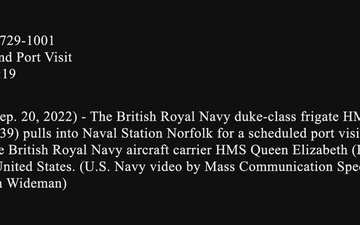 British Royal navy visits Norfolk