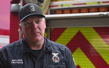 Firefighter Sean Maclaren Discusses His Experience in the Delaware Air National Guard Fire Department