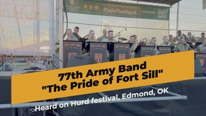 77th Army Band rocks out at the Hear on Heard street festival in Edmond, OK