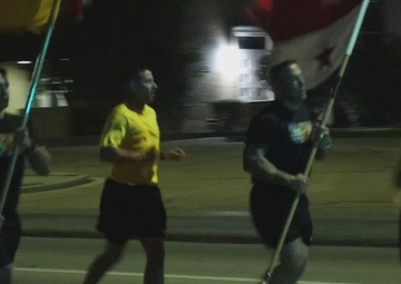 B-Roll Footage of the 1st Cavalry Division 101st Birthday Run