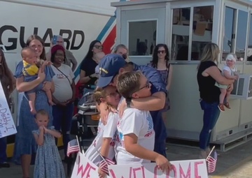 USCGC Legare returns from three-month counter narcotics deployment