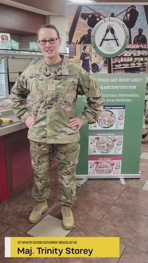 Nutritional Facts with U.S. Army Maj. Trinity Storey
