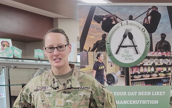 Nutritional Facts with U.S. Army Maj. Trinity Storey