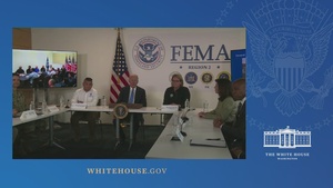 President Biden Receives a Briefing on Hurricane Fiona’s Impact on Puerto Rico