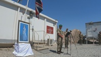 British Army Soldiers Hosted a Ceremony in Honor of Her Majesty Queen Elizabeth II, in Kuwait