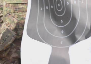 378th ESFS and TF Americal joint weapons training - B-Roll