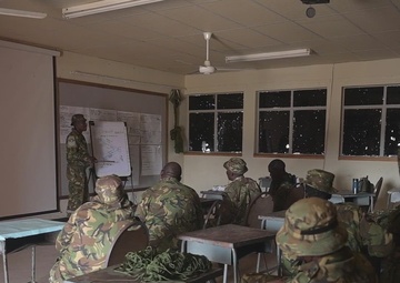 Botswana does pre-mission planing during a JCET