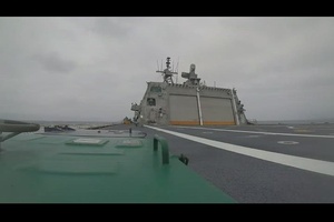 USS Mobile (LCS 26) Conducts Live-Fire Exercise