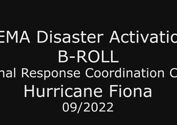 FEMA NRCC Activation Broll