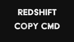 REDSHIFT COPY COMMAND