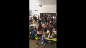 Hurricane Ian evacuees served dinner at Key West