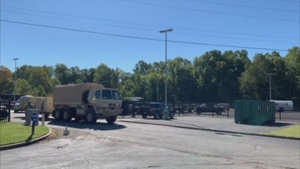 Tennessee National Guard Convoys to Florida
