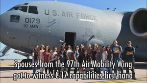 97th AMW spouses take flight with the 58th AS