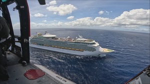 Coast Guard medevacs man from cruise ship off Florida coast