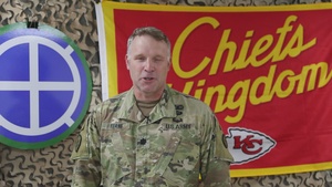 35th Infantry Division Shout Outs - Kansas City Chiefs