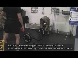 New Army Combat Fitness Test performed for first time at Defense Supply Center Columbus