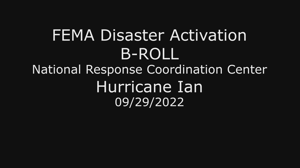 DVIDS - Video - FEMA NRCC Activation Hurricane Ian