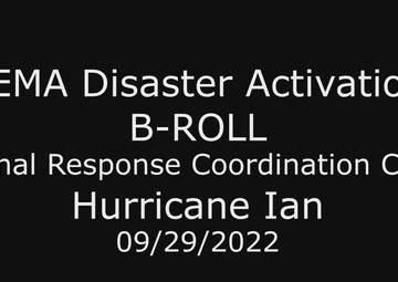 FEMA NRCC Activation Hurricane Ian