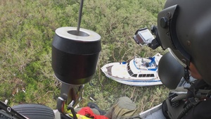 Coast Guard aircrews rescue man stranded near Sanibel, Florida