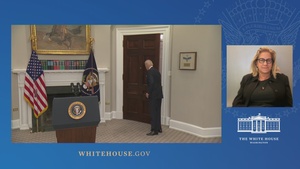 President Biden Delivers Remarks on the Ongoing Federal Response Efforts for Hurricane Ian