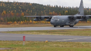 Nordic Strike 22 HIMARS arrival & launch b-roll