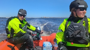 Coast Guard conducts search and rescue operations post Hurricane Ian landfall