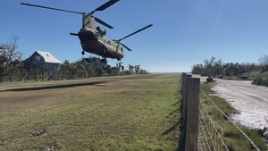 Florida National Guard Soldiers arrive on Captiva Island