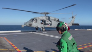 USS Abraham Lincoln conducts flight operations