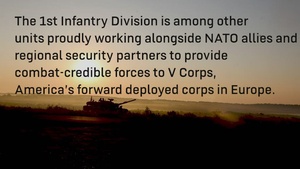 1st Infantry Division reassures and deters