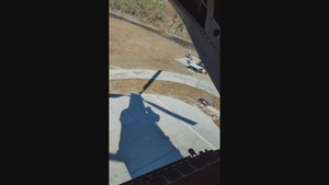 New York Army National Guard CH-47 crews on duty in Florida