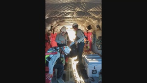 New York Army National Guard CH-47 crews on duty in Florida