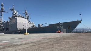 USS Fitzgerald Arrives in San Francisco