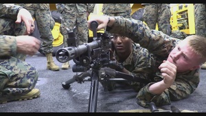 UNITAS 2022: 3/25 Conduct M240B Training on USS Mesa Verde (LPD 19)
